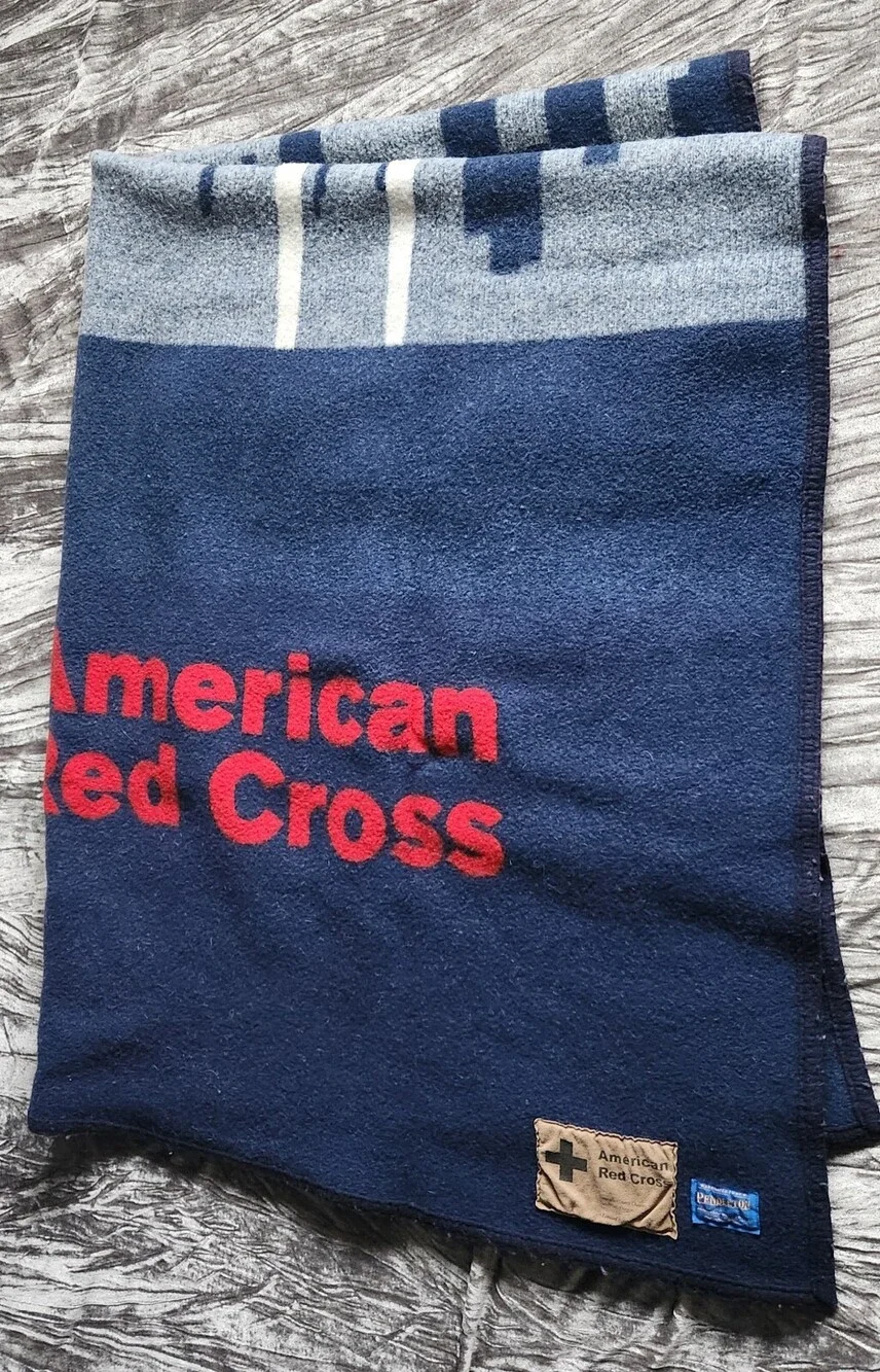 9/11 Pendleton Woolen Mills Commemorative Rare Lmtd Edition Red Cross Blanket